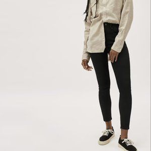 Everlane The Authentic Stretch High-Rise Skinny in Black